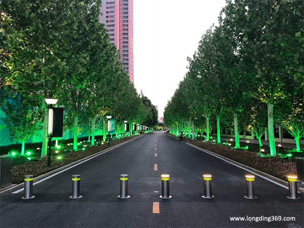 液压升降柱道路封闭