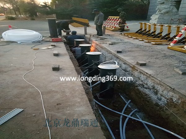 北京市全自动升降柱：昌平区某部队